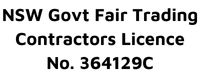 NSW Govt Fair Trading Contractors Licence